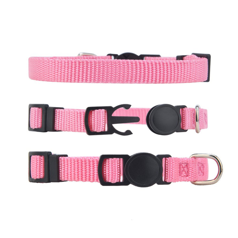 [Australia] - PUPTECK 12 Pack Soft Nylon Puppy ID Collar Adjustable Breakaway Whelping Litter Collars with Record Keeping Charts S Rainbow 