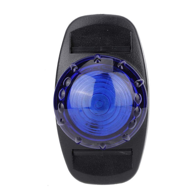 Glowing Dog Collar, Anti Lost LED Luminous Pendant LED Safety Dog Collars for Night Safety Walking 6x3.5x3.5cm(Battery Not Included)(Blue) Blue - PawsPlanet Australia