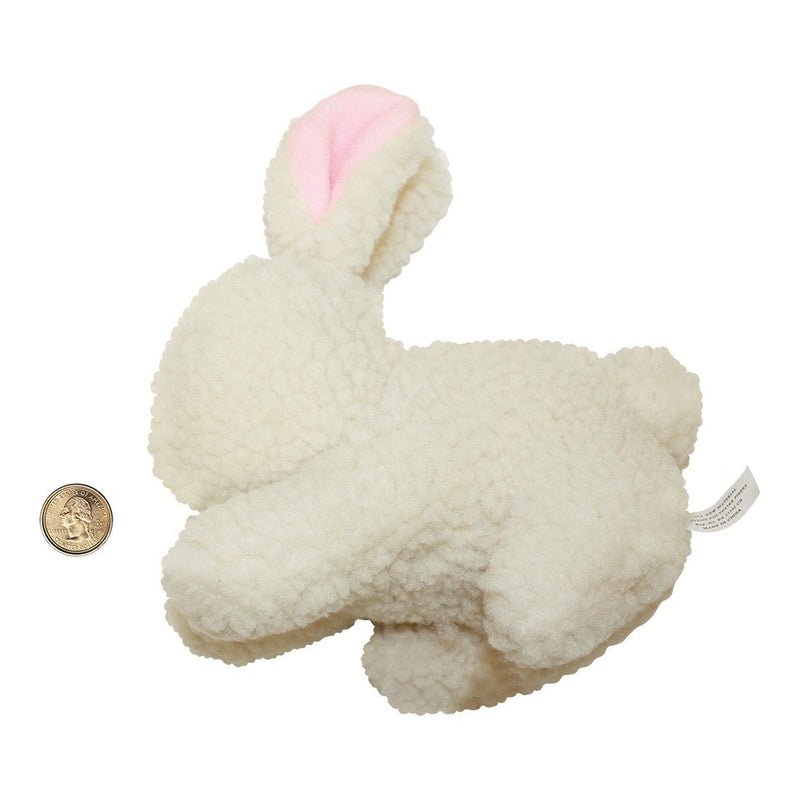 [Australia] - SPOT Vermont Style Fleece Toy | Plush Squeaky Toy | Dog Stuffed Animals | Toys For All Dogs | Interactive Dog Toy |  By Ethical Pet Rabbit 9 inch 
