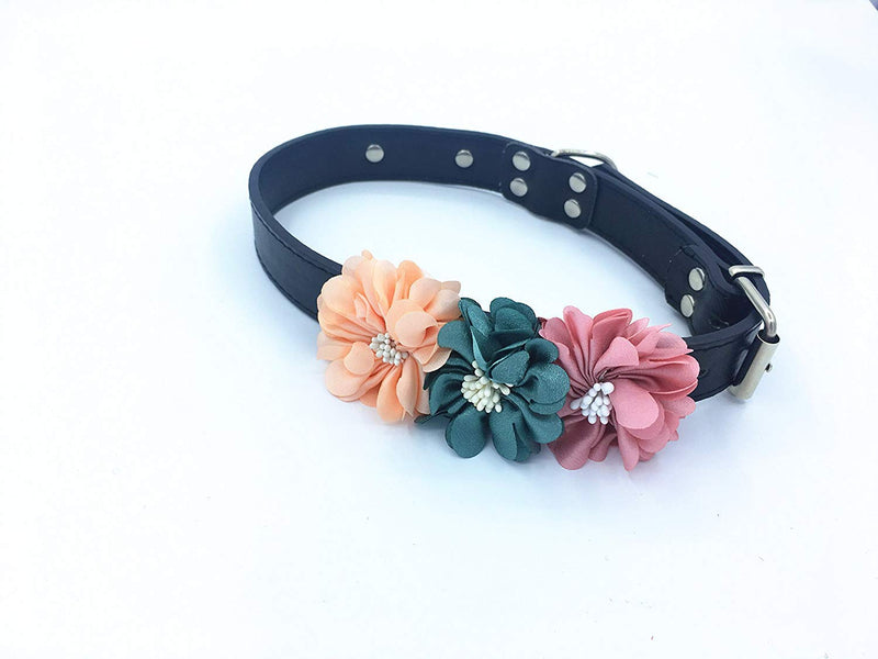 [Australia] - SUNYUM Dog Collar Flowers Pet Charms Flower Collars Accessories Cat Puppy Bowtie Grooming Decoration Pack of 4 daisy 