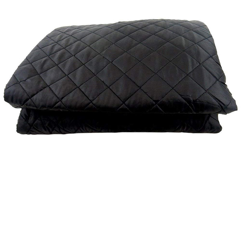 [Australia] - Quilted Pet Seat Cover for Bench Style Seat, 57x46. Black w'Diamond Pattern. 