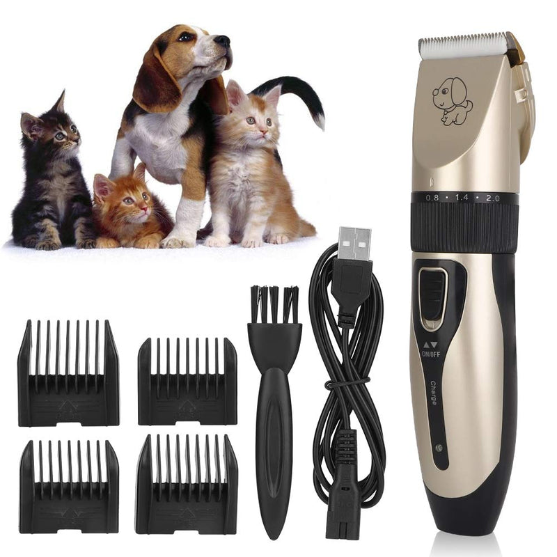 NCONCO USB Electric Animal Pet Dog Cat Hair Trimmer Shaver Razor Grooming Machine - PawsPlanet Australia