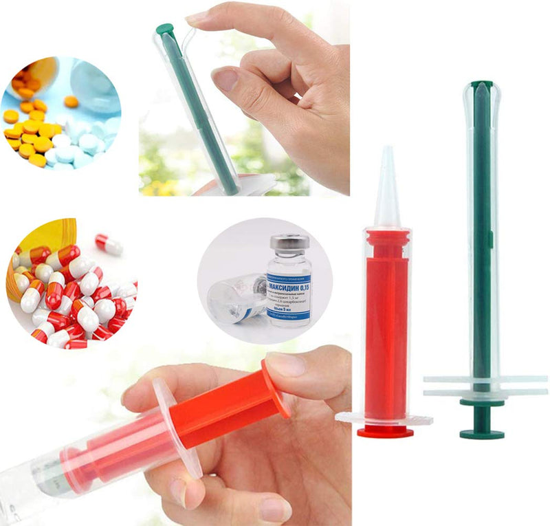 TTOOP 2 Pcs Pet Medicine Feeding Syringe Reusable, Pet Medicine Feeder, Medicine Dispenser, for Dogs Cats Medical Feeding Tool with Soft Tip-Latest Version - PawsPlanet Australia