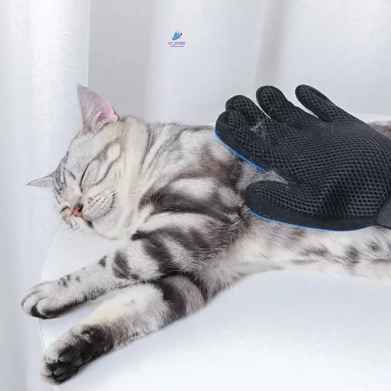 00 Pet Hair Removal Glove Super Soft Lint Removal Glove Home Dog Cat Pet Bed Effective Hair Remover Long Hair Short Hair Non-Scratch - PawsPlanet Australia