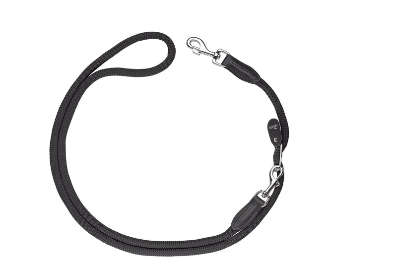 HUNTER FREESTYLE Vario leash for dogs, robust, weatherproof, 1.0 x 260 cm, black - PawsPlanet Australia