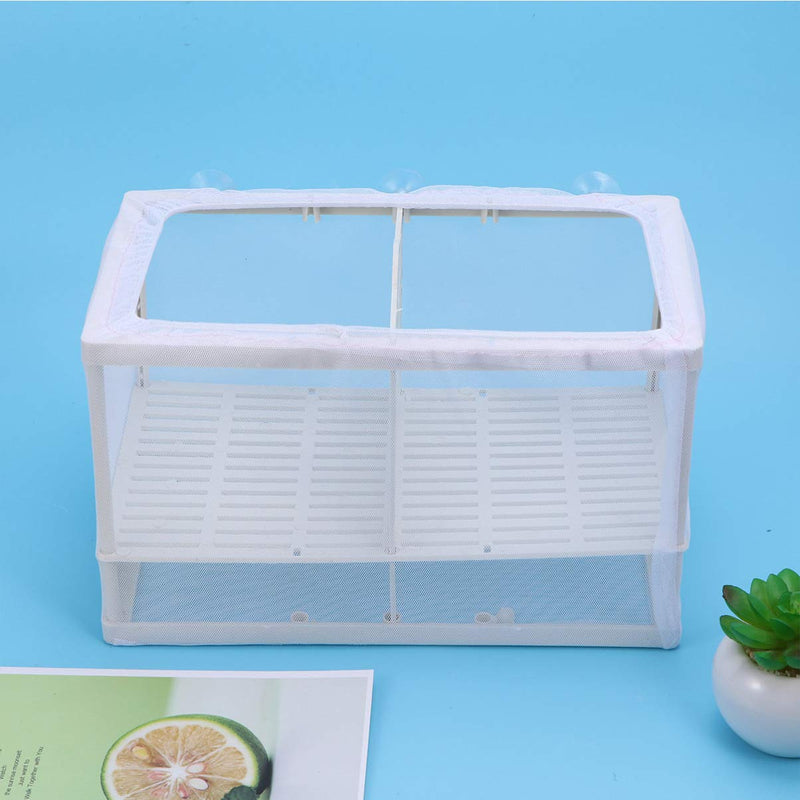 POPETPOP Fish Breeder Net Box for Aquarium - Fish Isolation Breeding Box Large Size Fish Mesh Fish Fry Hatchery Breeder Box for Aquarium Fish Tank - PawsPlanet Australia