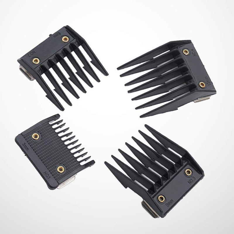 Beaupretty 4PCS Hair Clipper Guide Combs Limit Comb Attachment Combs Fits for All Full Size Hair Clippers Trimmers - PawsPlanet Australia