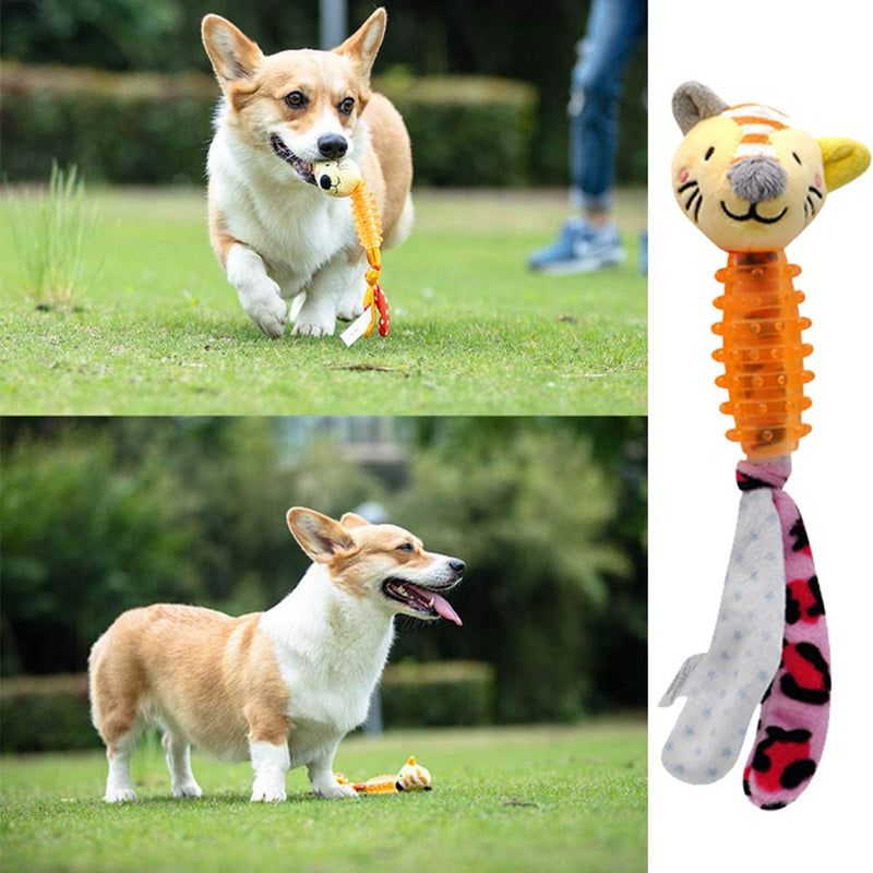 JPYH 3 Pack Plush Dog Toys-Squeaky Dog Toys Set-Durable Dog Plush Chew Toy Dog Companion for Small Medium Teething Doggie Toys - PawsPlanet Australia