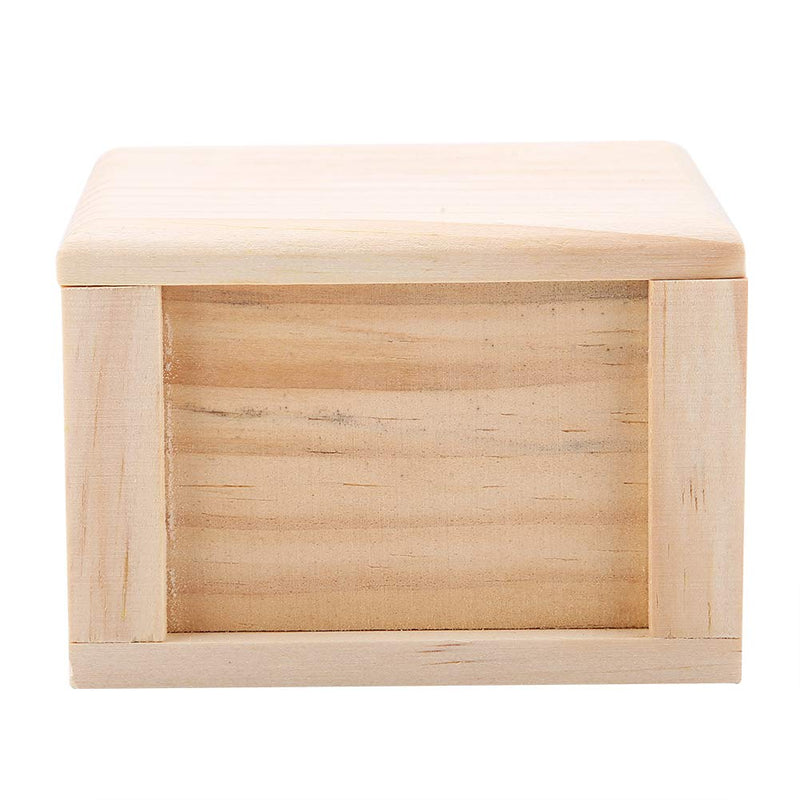 Weikeya Hamster House Wooden Rat Hut Cage Detachable Top Made of Wood Suitable for Small Pet Toys - PawsPlanet Australia