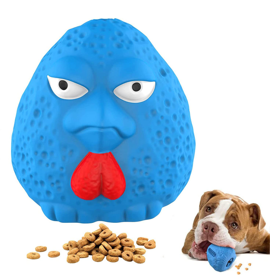 AOZOOM Treat Dispensing Dog Toys, Dog Toys for Aggressive Chewers, Indestructible Dog Chew Toys, Interactive Slow Feeder Tough Puzzle Toys, Durable Rubber Teeth Clean Dog Toys, for Medium Large Dogs - PawsPlanet Australia