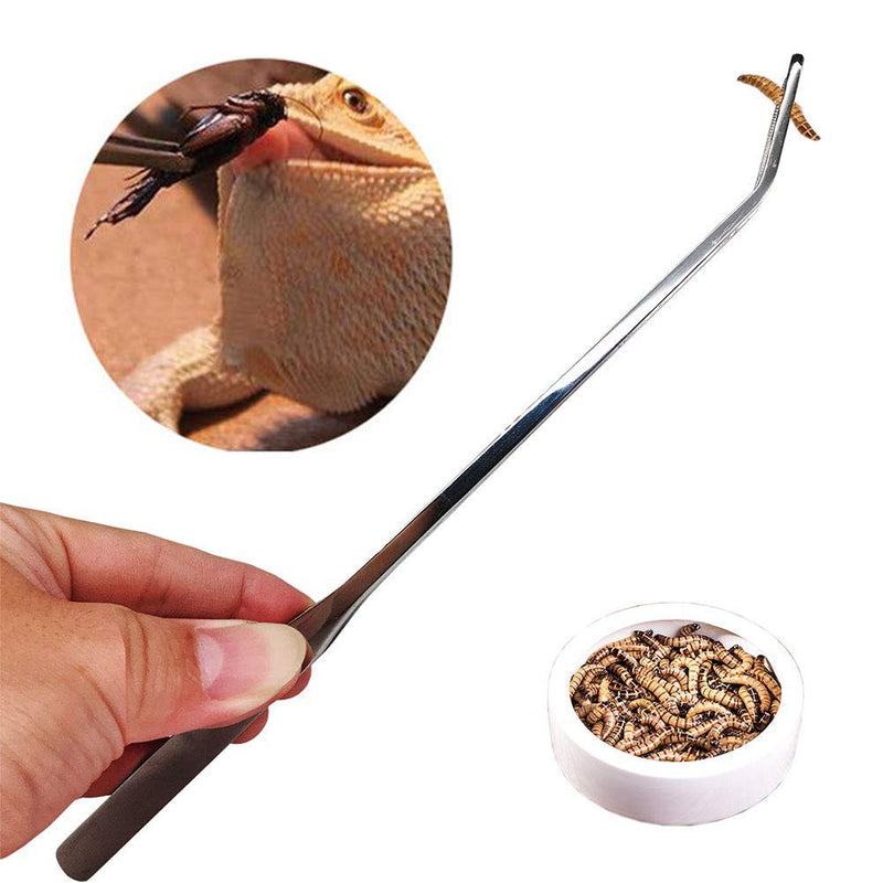 ABMRO Reptile Feeding Tool,Cleaning Clamp and Long Feeding Tweezers for Hamsters,Insects,Turtle,Snake,Spider,Frog,Gecko,Chameleon and Other Small Animals - PawsPlanet Australia