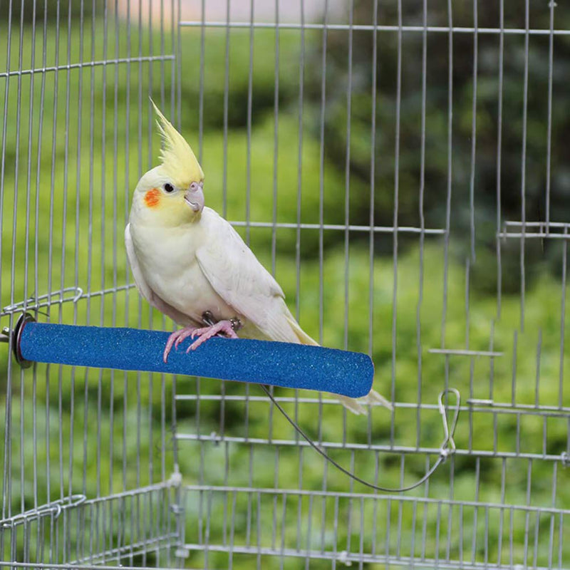 Hamiledyi Bird Perch Stand Toy Wood Parrot Paw Grinding Stick Perch Stand Platform Parakeet Cage Accessories Exercise Toys for Budgies Cockatiel Conure 6-PACK - PawsPlanet Australia