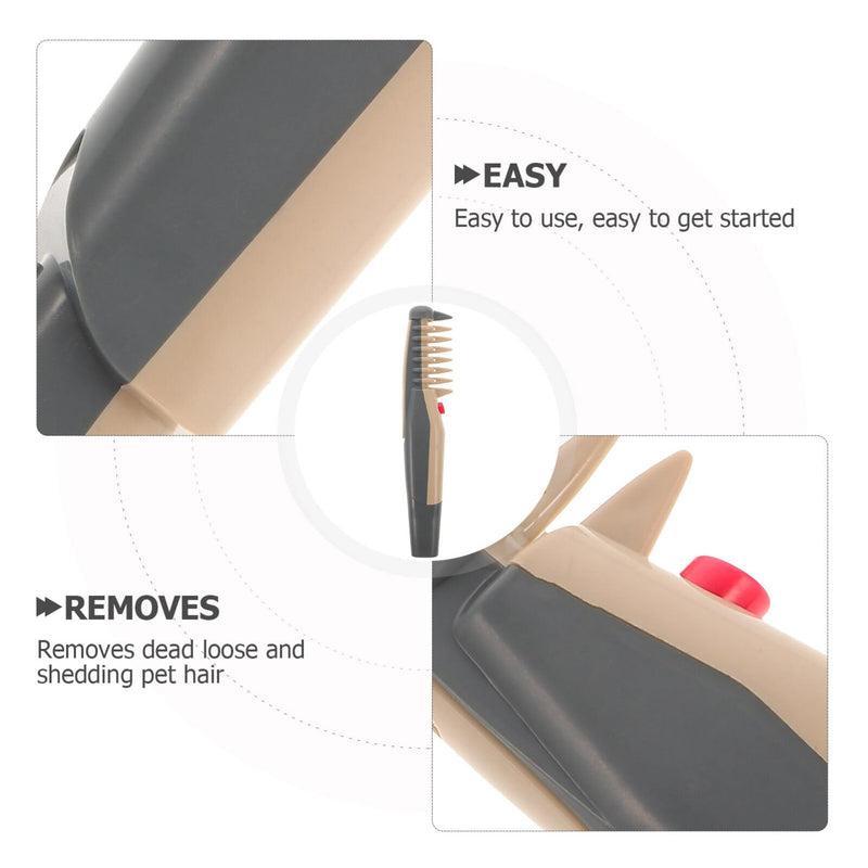 ULTECHNOVO Cat Brush Cats Dogs Hair Clipper Long Hair Dog Clipper Long Hair Cat Clipper Care Grooming Electric Dog Trimmer Razor Brush Comb Dog Brush - PawsPlanet Australia