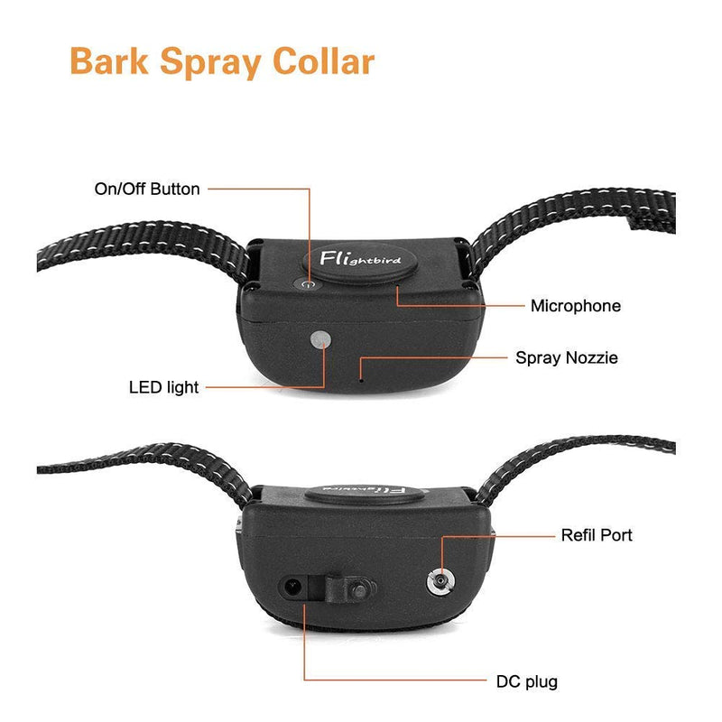 [Australia] - Zeonetak Rechargeable Spray Bark Collar, Citronella Dog Bark Collar Stop Barking Collar for Dogs Small Medium Large,Adjustable Waterproof, No Shock, Harmless & Humane 