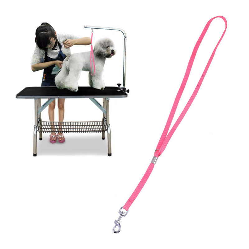 Hemobllo Pet Dog Noose Loop Lock Clip Rope for Grooming Table Arm Bath (Pink) - PawsPlanet Australia