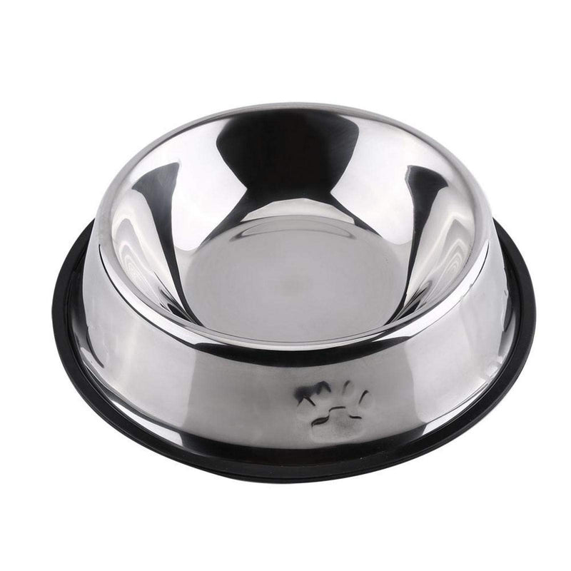 Garosa Stainless Steel Dog Bowl Pet Feeding Station Dog and Cat Bowls Neater Feeder Dog Bowl Holder for Dogs Cats Puppy(22cm) 22cm - PawsPlanet Australia