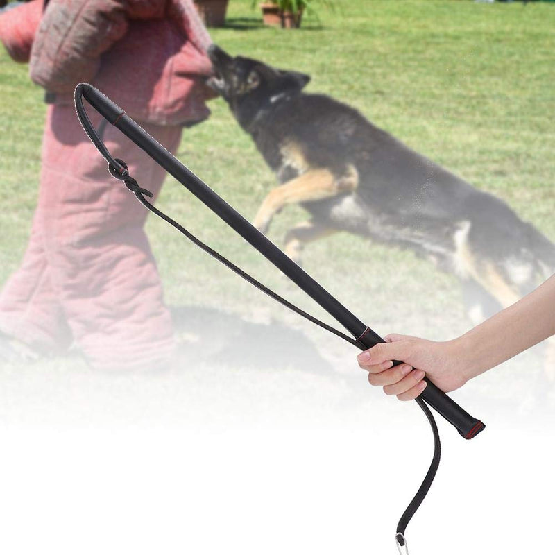 Pssopp Cowhide Dog Agitation Whip Dog Teaser Wand Dog Training Whip Dog Teaser Wand Outdoor Playing for Pulling, Chasing, Chewing, Teasing, Training - PawsPlanet Australia