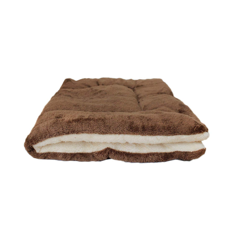 Downtown Pet Supply Comfort Pet Dog Crate Mat and Nap Pad, X-Small-Brown/Oatmeal Brown/Oatmeal - PawsPlanet Australia
