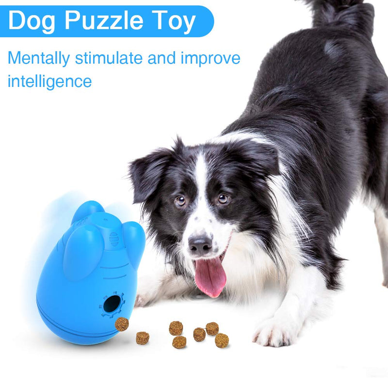 [Australia] - RUCACIO Treat Dispensing Dog Toys Interactive, Wobble Dog Puzzle Toys for Large Medium Dogs - IQ Dog Treat Ball, Dog Food Dispenser Toy, Interactive Dog Toy 