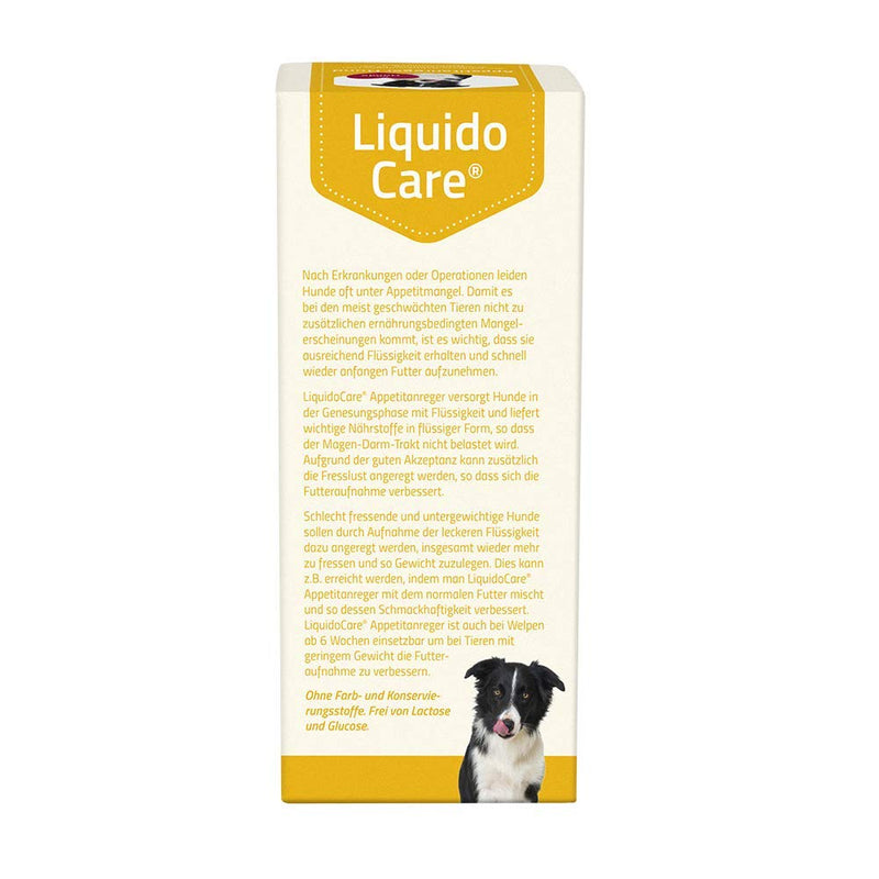 LiquidoCare Appetitanreger Hund For nutritional restoration in the reconvacescence and underweight. 180 ml - PawsPlanet Australia