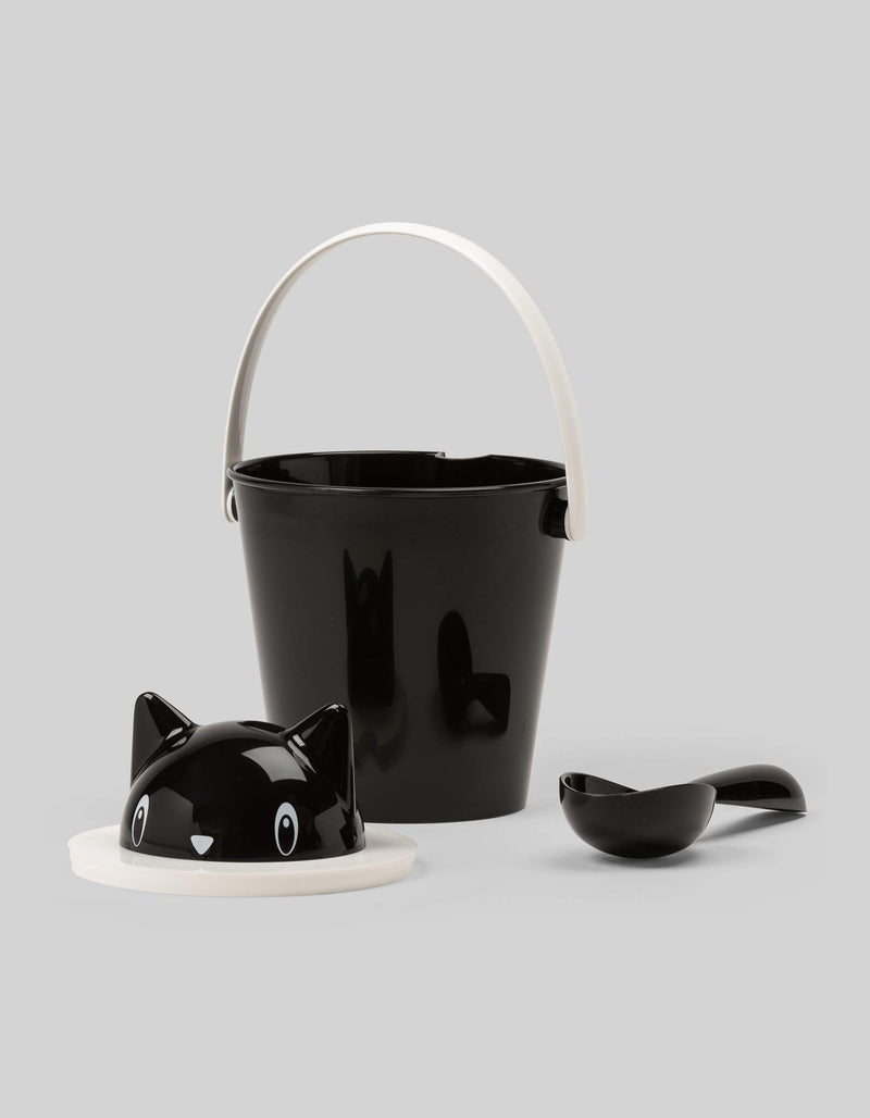 United Pets - cat food container Crick in black - PawsPlanet Australia