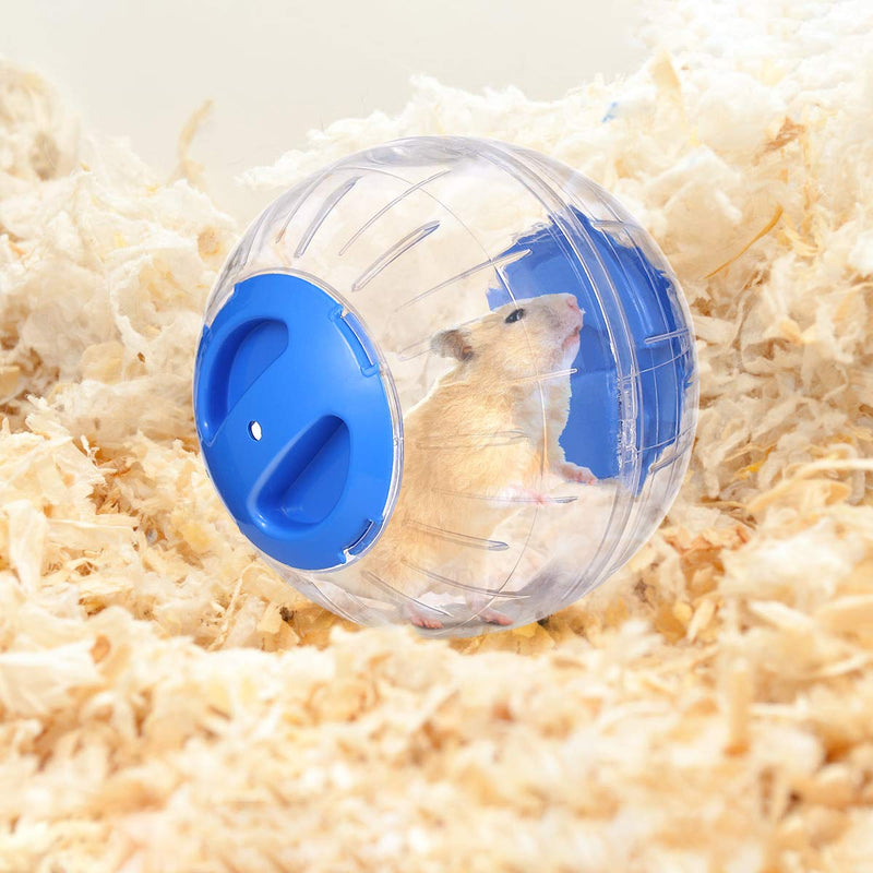 UEETEK Dwarf Hamster Exercise Ball Small Animal Running Ball Transparent Mini Hamster Toy for Dwarf Hamsters Gerbil - PawsPlanet Australia