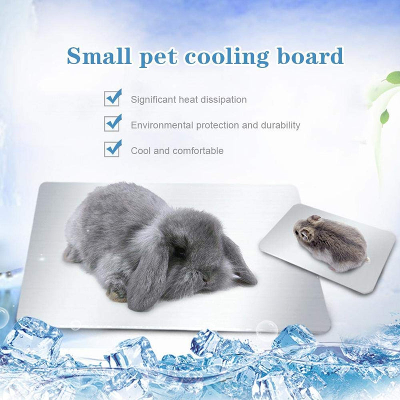 Rabbit Cooling Pad, PeSandy Hamster Cooling Pad Pet Cooling Mat for Rabbit Bunny Hamster Puppy Kitten Guinea Pig & Other Small Pets Stay Cool This Summer - Bite Resistance Pet Cool Plate Ice Bed - PawsPlanet Australia