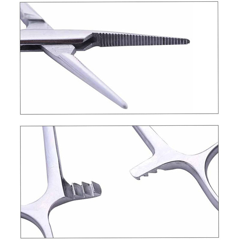 1 arterial forceps, tick removal, hemostatic tweezers in straight design for pets, tweezers made of stainless steel, dog cat pet scissors ear hair clip fishing scissors tool - PawsPlanet Australia