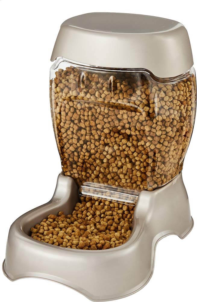 Petmate Pet Café Feeder 3 Lbs Pearl Silver - PawsPlanet Australia