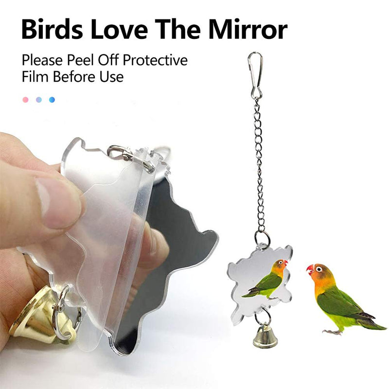 Bojafa Bird Parrot Toys, Budgie Toys 10-Pack Bird Parrot Ladder Hanging Bell Swing Cage Toys- Budgie, Cockatiel, Conure, Finch, Small Parakeet, African Grey Parrot, Canary - PawsPlanet Australia