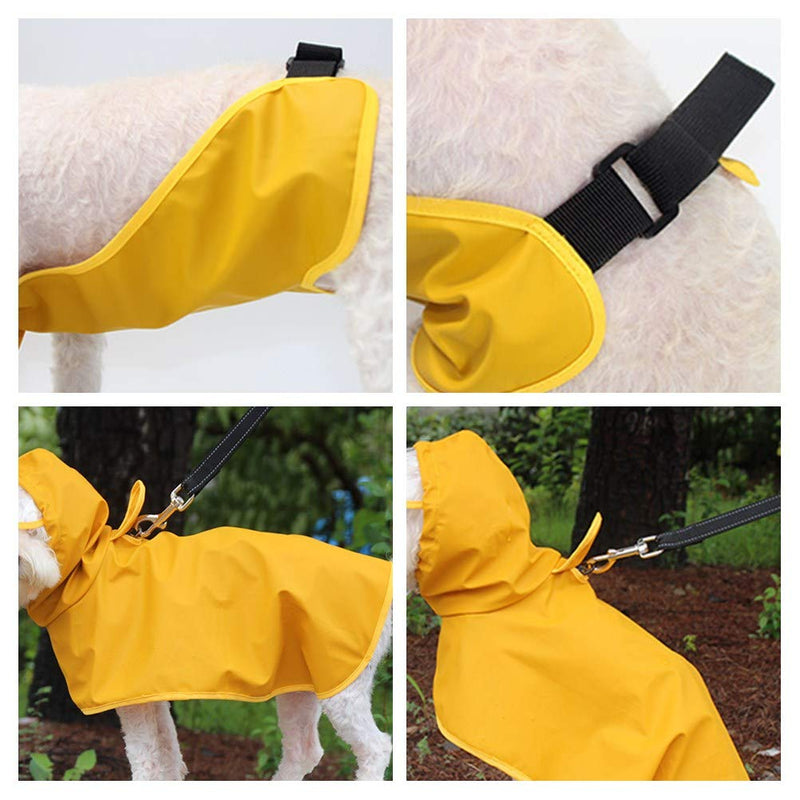 N\A Dog Raincoat with Hood Pet Waterproof Jacket Dogs Waterproof Clothes for Small Dogs - PawsPlanet Australia