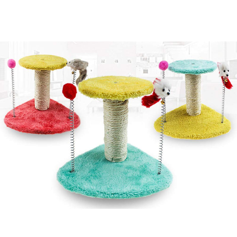 [Australia] - POPETPOP Cat Tree Tower - Cat Climbing Tower with Cat Toy Mice Frame Furniture Scratching Post for Kitty Climber House Cat Play Tower Activity Centre for Playing Relax and Sleep 