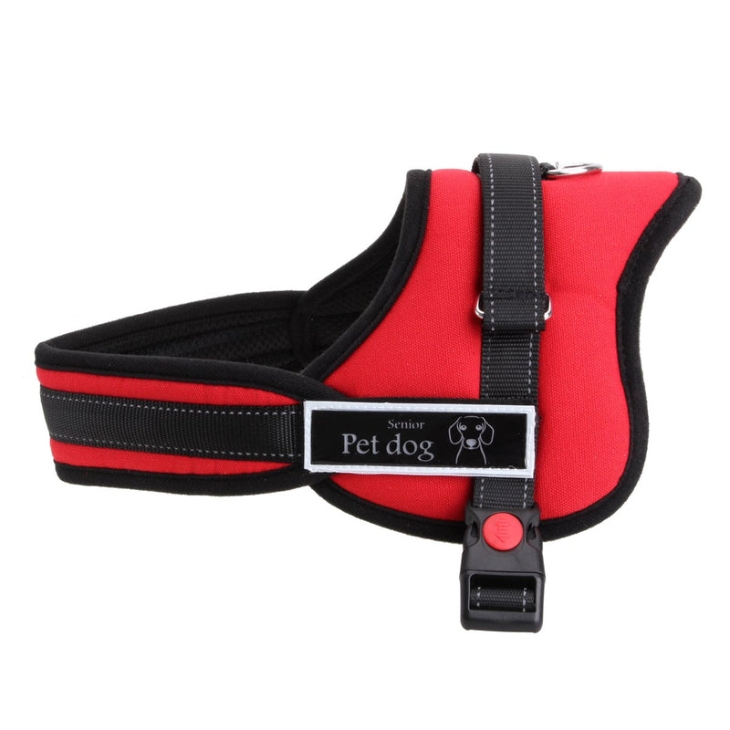 Gankarii No-Pull Padded Adjustable Dog Training Walking Harness Vest, Red, Small - PawsPlanet Australia