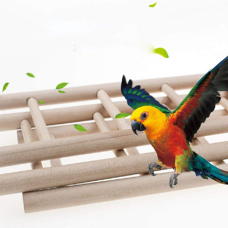 xiaoqun 3 pcs Wooden Ladder for Bird Parrot Ladder Climbing Toy Birdie Basics (4 Step, 6 Step 8 Step) - PawsPlanet Australia