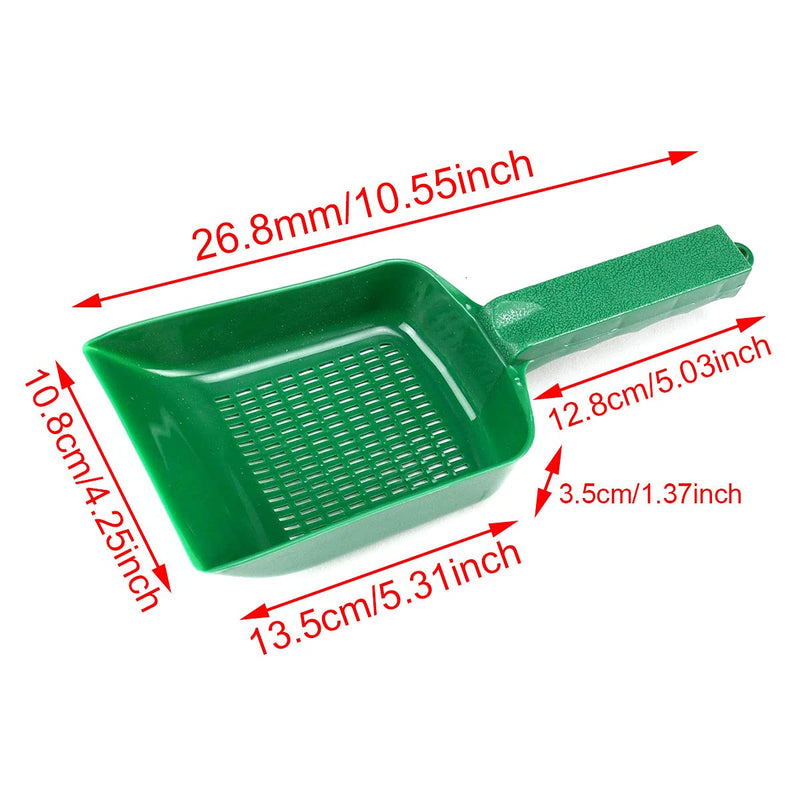 ZRM&E Aquarium Plastic Gravel Strainer Shovel Sand Scraper Clean Tool Aquarium Fish Tank Pet Accessories Tools, Green - PawsPlanet Australia