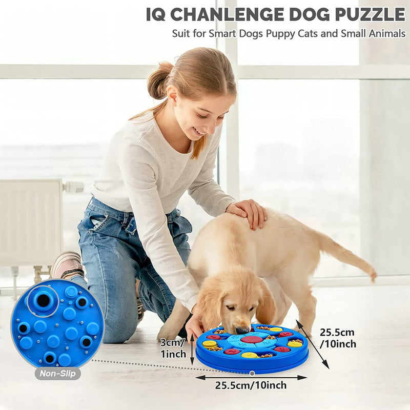 Dog Puzzle Toys Interactive Dog Toys for Puppy IQ Stimulation Treat Training Dog Games Treat Dispenser for Smart Dogs , Puppy &Cats Fun Feeding , Slow Feeding to Aid Pets Digestion ( Level 1-3) - PawsPlanet Australia