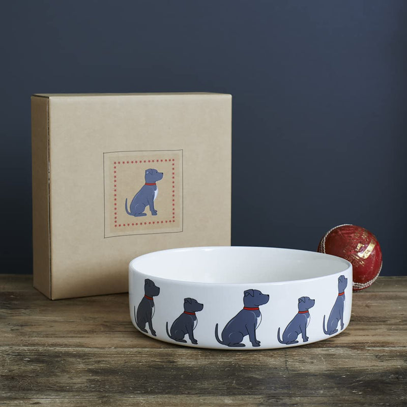 Sweet William Staffie Dog Bowl - PawsPlanet Australia