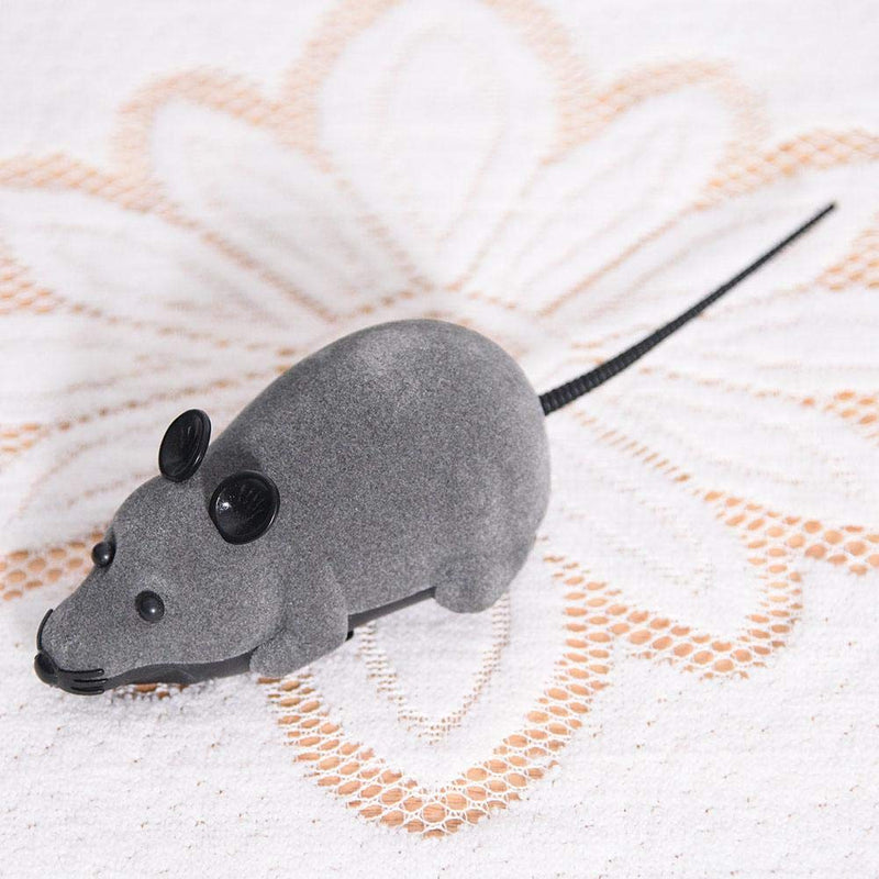 Remote Control Mouse Wireless Mouse Mice Toy for Cat Dog Funny Rat Novelty Gift Pet Toy (Brown) Brown - PawsPlanet Australia