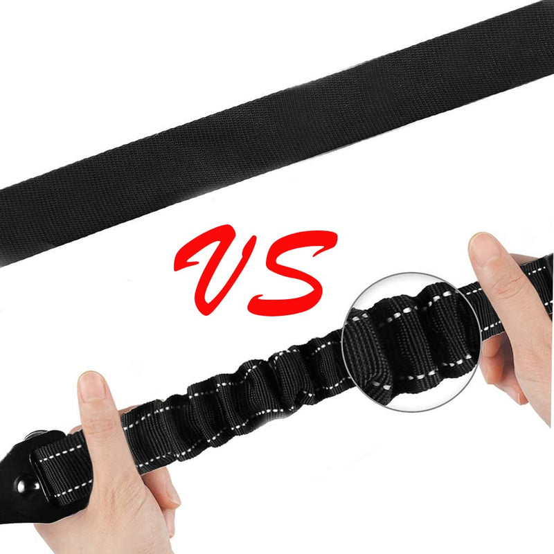 Car Seat Belt for Dogs, Adjustable Dog Safety Belt for Car, Dog Car Harnesses Belt, Dog Car Harness with Elastic Shock Absorption and Strong Carabiners (Black) - PawsPlanet Australia