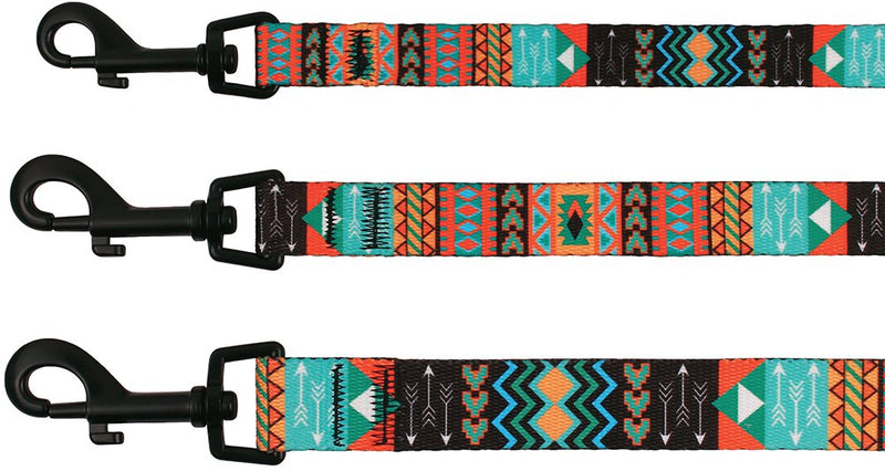 [Australia] - CollarDirect Nylon Dog Leash 5ft Tribal Pattern Durable Walking Pet Leashes for Dogs Small Medium Large Puppy Pattern 2 L 