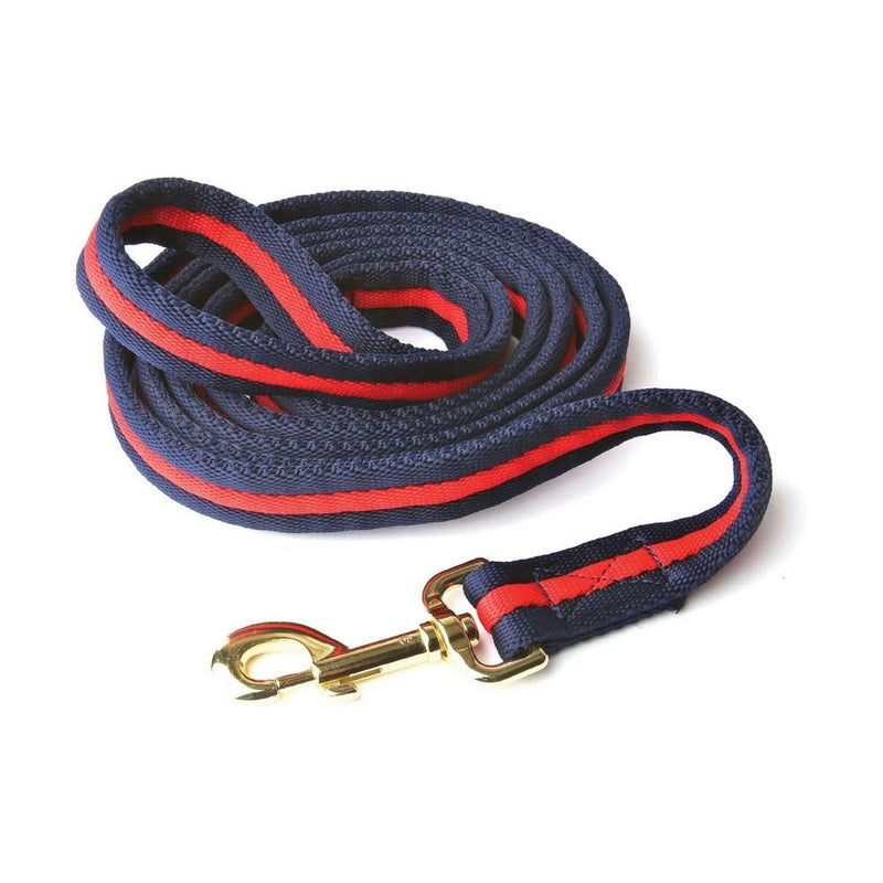 Y-H Hy Soft Webbing Lead Rein Without Chain Black/Grey - PawsPlanet Australia