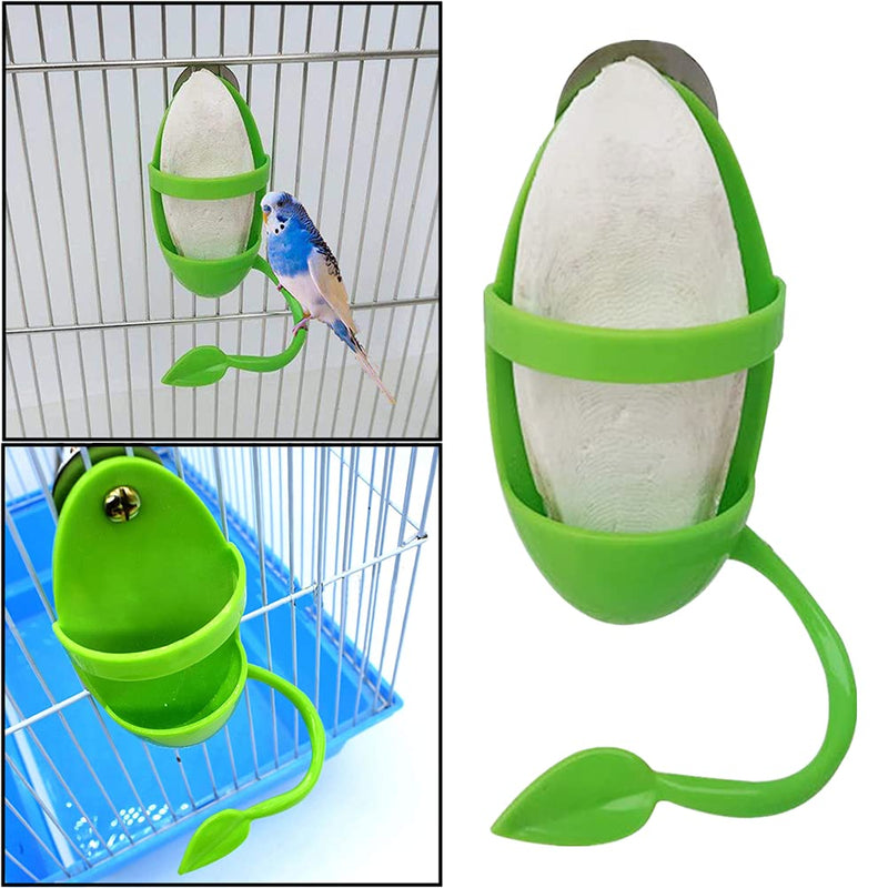 NA 2PCS Pet Bird Feeding Rack Cuttlebone Holder Parrot Stand Pole Suitable for Tiger Skin Peony Xuanfeng Parrot and Other Birds Cage Bird Perch Stands - PawsPlanet Australia
