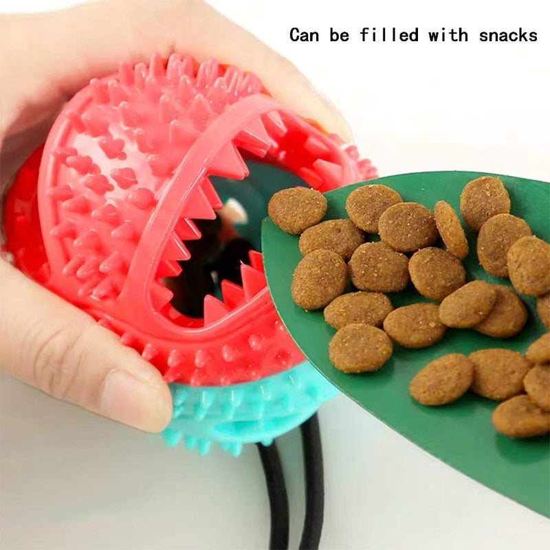 Amasawa Multifunction Pet Molar Bite Toy,Suction Cup Dog Toy,Dog Toothbrush Toy, Durable Dog Tug Rope Ball Toy With Suction Cup Molar Chew Toy Cleaning Teeth For Pet Dog Puppy - PawsPlanet Australia