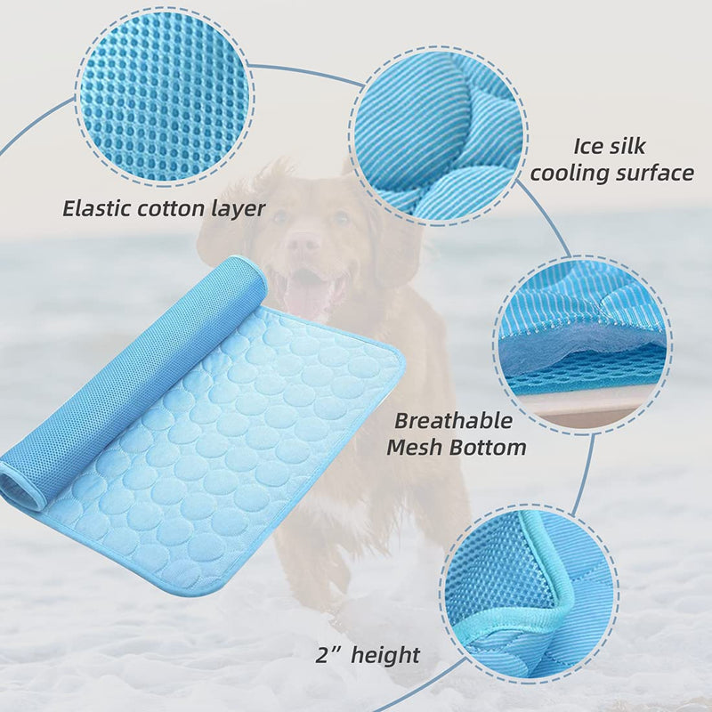 Peswety Round Dog Bed with Attached Blanket Velvet Round Bolster Dog Bed Modern Soft Plush Round pet Bed for Dogs and Cats 15.7x11.8in Blue - PawsPlanet Australia