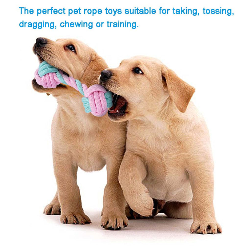 Puppy Chew Toys Dog Teething Toys Dog Rope Toys for Small/Medium Dog (6 Pack) - PawsPlanet Australia