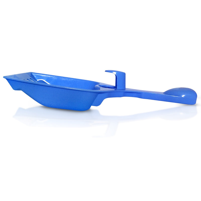 [Australia] - SatisPet Cat Litter Scoop in Blue Best Litter Cleaning Tool - Cat Poop Scooper for Easy Clean Litter Pan - Convenient Scooper for All The Litter Box Helps Reduce The Waste of Litter Standard 