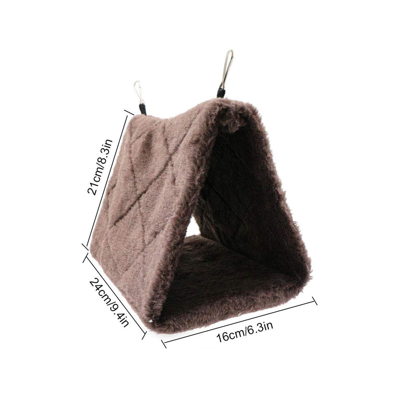 gexuamz Hammock Bird Toy Parrot Bed - Hanging Bed for Cage Plush Bird Nest Hut Tent Bed Warm Pet Winter Nest House for Macaw Budgies Cockatiels Cockatoos Canaries. - PawsPlanet Australia