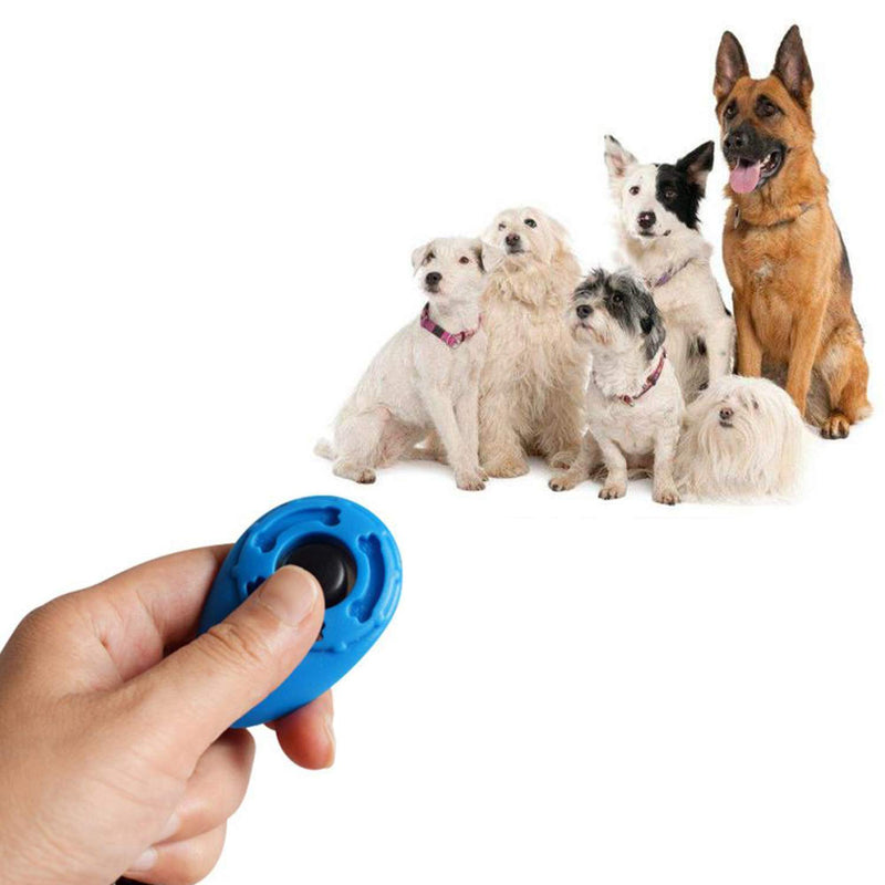 DSSPORT 2 Pack Dog Training Clicker with Wrist Strap, Effective Training Tools for Puppy or Cat (Black and Blue) - PawsPlanet Australia
