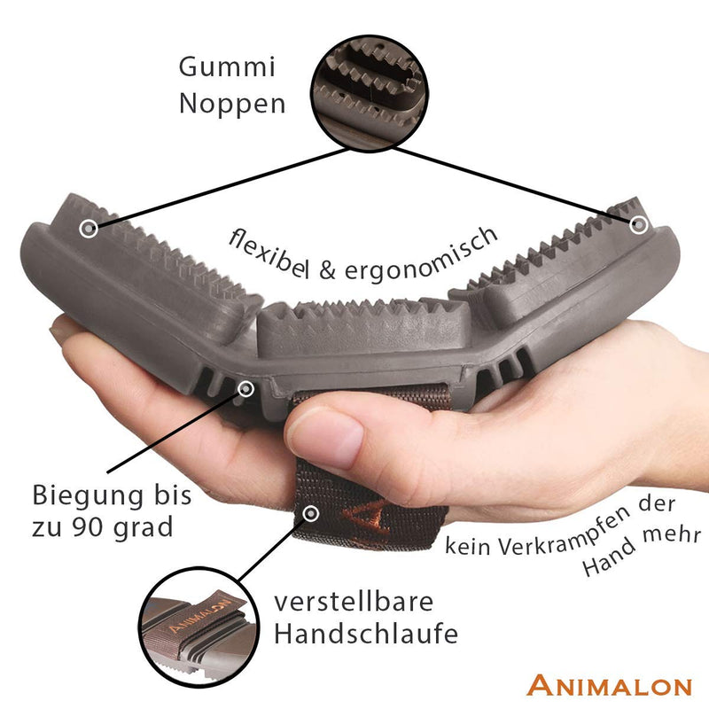 Animalon CareFlex curry comb | Flexible & ergonomic rubber curry comb with Velcro fastener for every grooming box Horse Accessories | Horse grooming supplies - PawsPlanet Australia