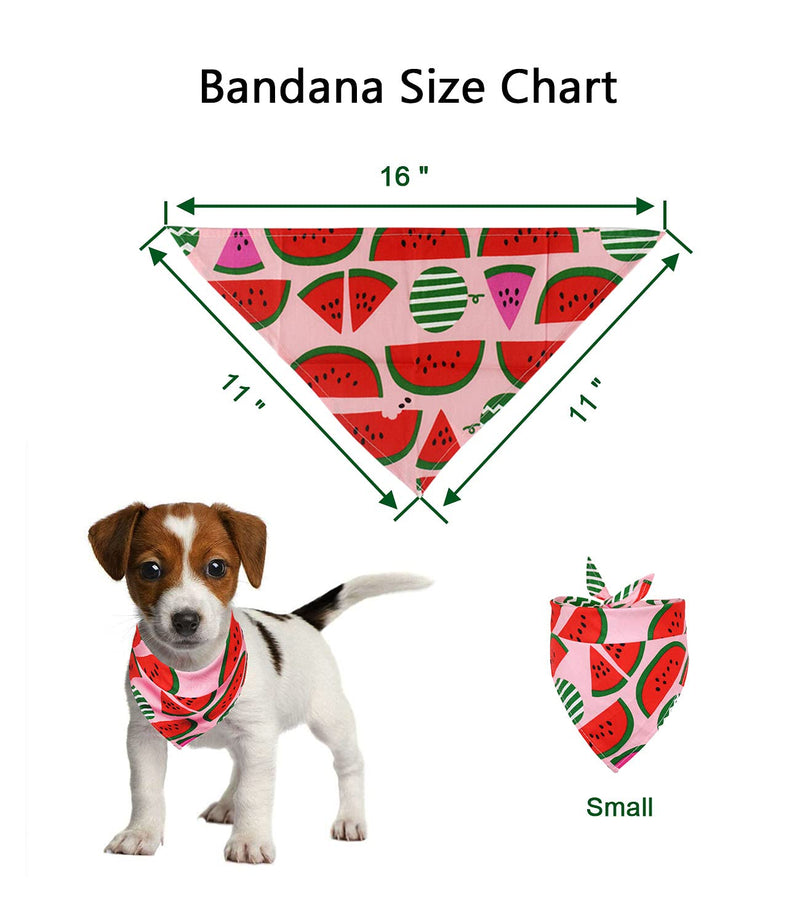 6 Pack Dog Bandanas Hawaii&Fruit Style Dog Bandana Triangle Soft Puppy Bandanas Accessories for Small Medium Large Dogs&Cats Adjustable Washable Pet Dog Scarf as Birthday Party Gift for Pets Summer - PawsPlanet Australia